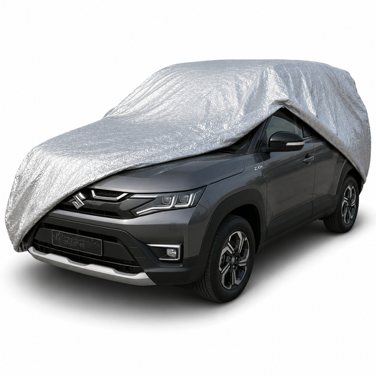 Gorillaseal Heavy-Duty Weighted Car Cover - Superior Rodent Protection - Compact SUV