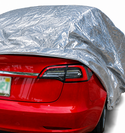 Gorillaseal Heavy-Duty Weighted Car Cover - Superior Rodent Protection - Sedan/Hatchback
